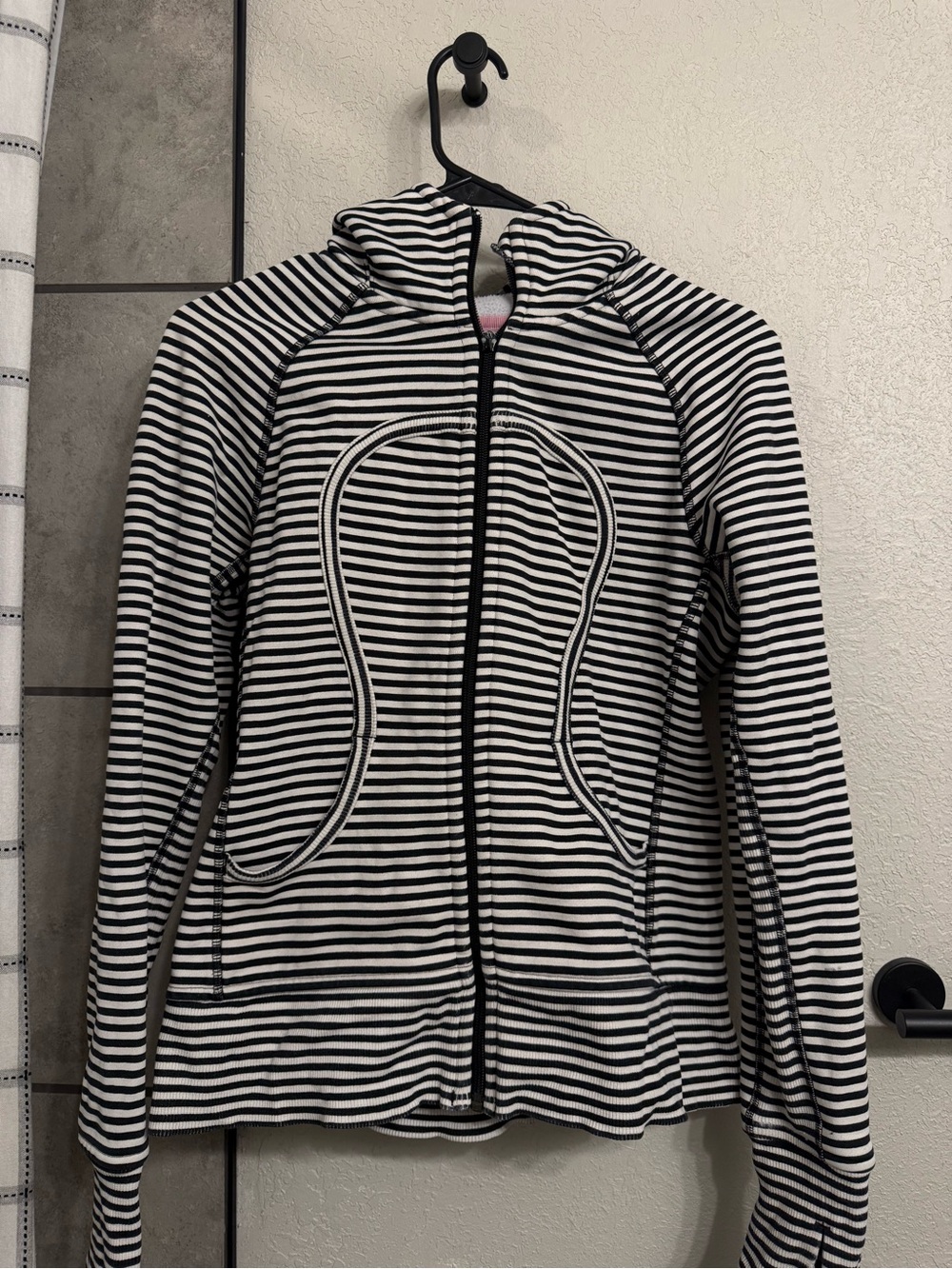 Lululemon striped zip up
